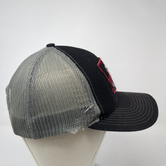 Low Roller Reining Classic Trucker Hat Black One Size Adjustable Mesh Richardson - Picture 5 of 10